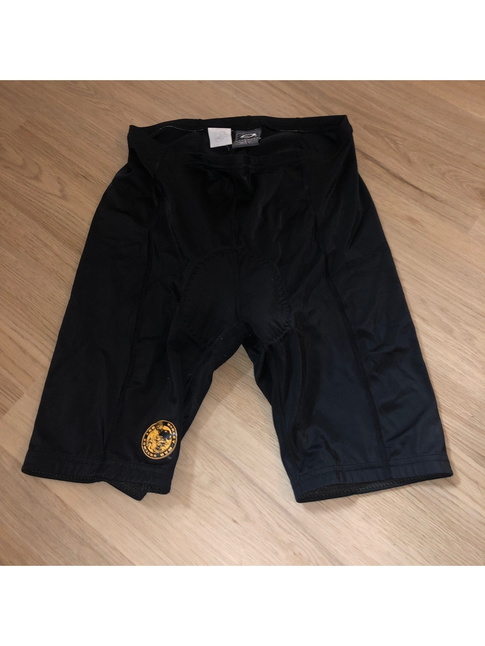 OAKLEY SOFTWARE COMPRESSION CYCLING SHORTS MENS SIZE LARGE BLACK MAD SCIENCE LAB